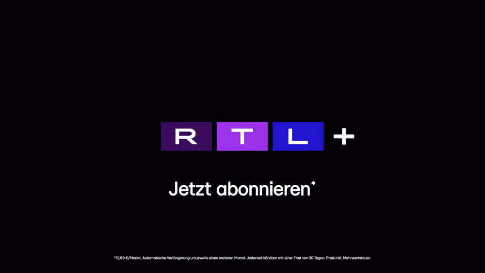 Logo RTL+ mit Claim Jetzt abonnieren