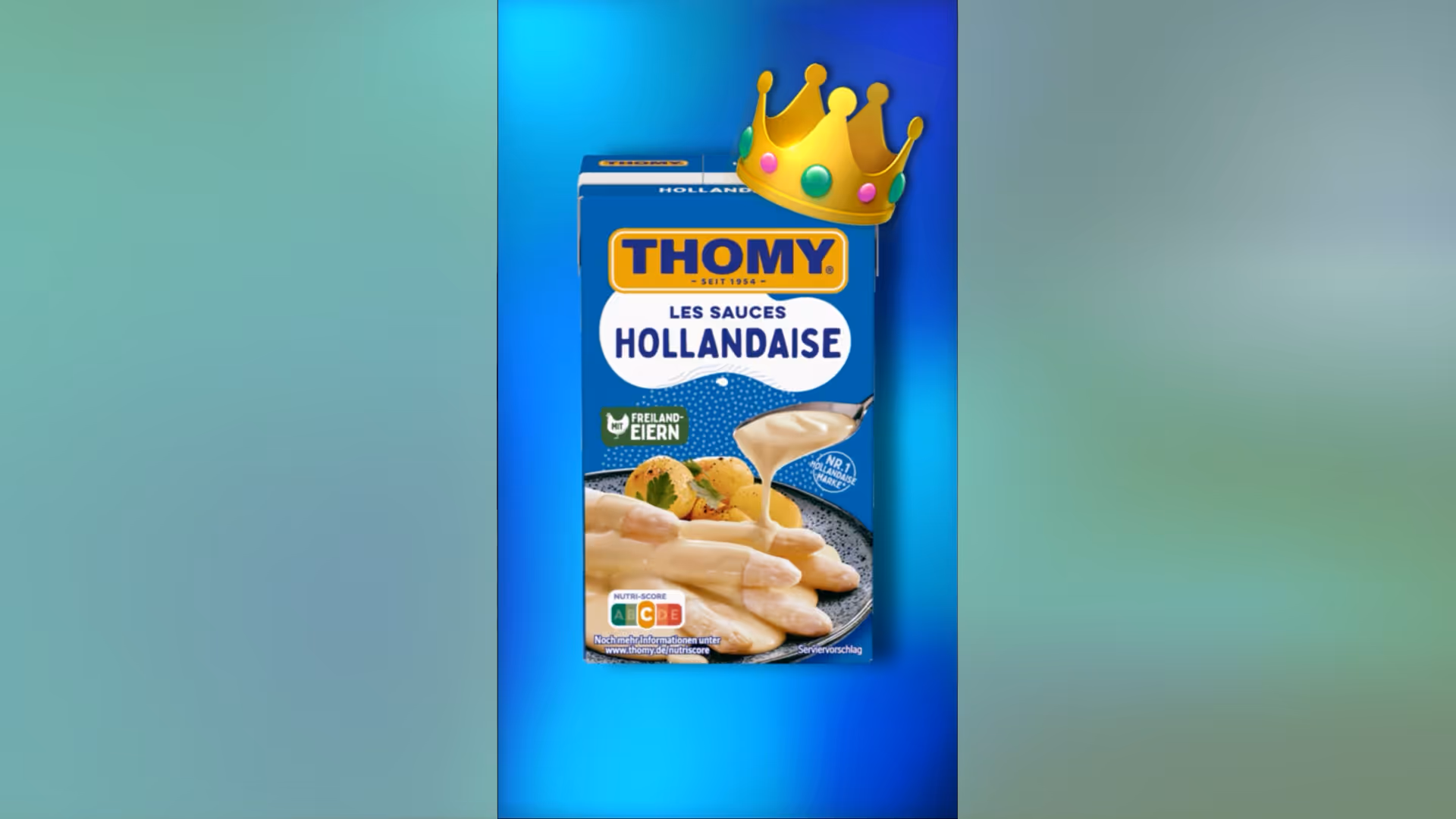 Packung Thomy Les Sauces Hollandaise mit goldener Krone