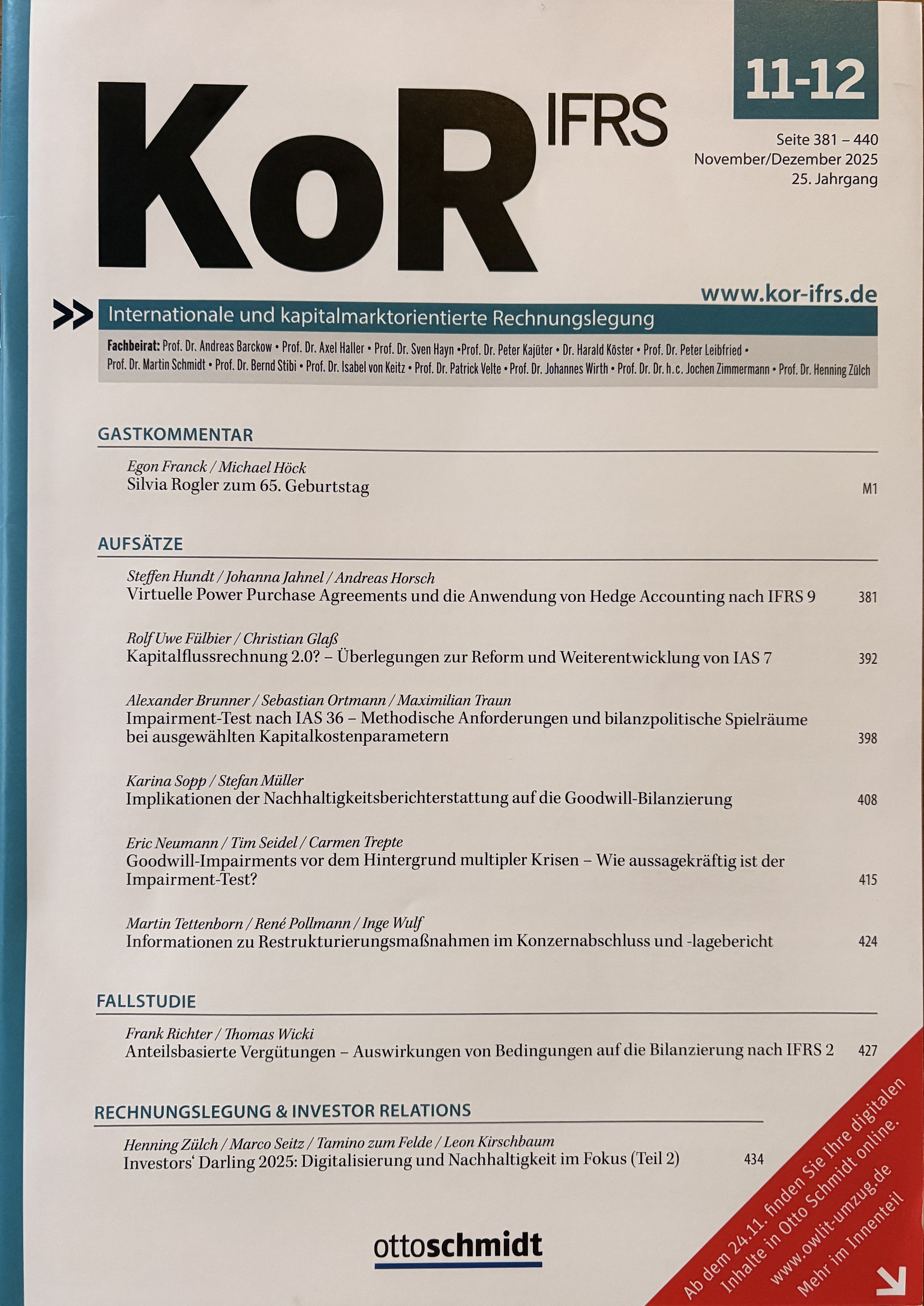 Zeitschriftencover KoR