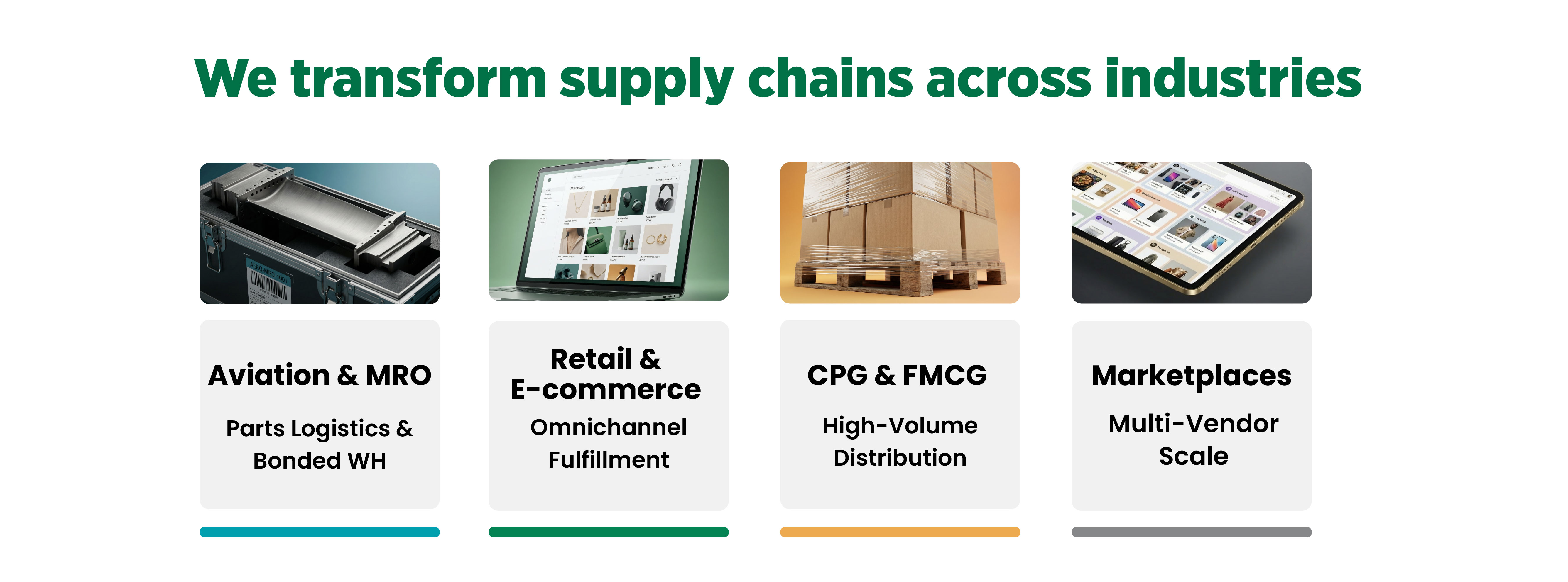 Transforming supply chains across industries