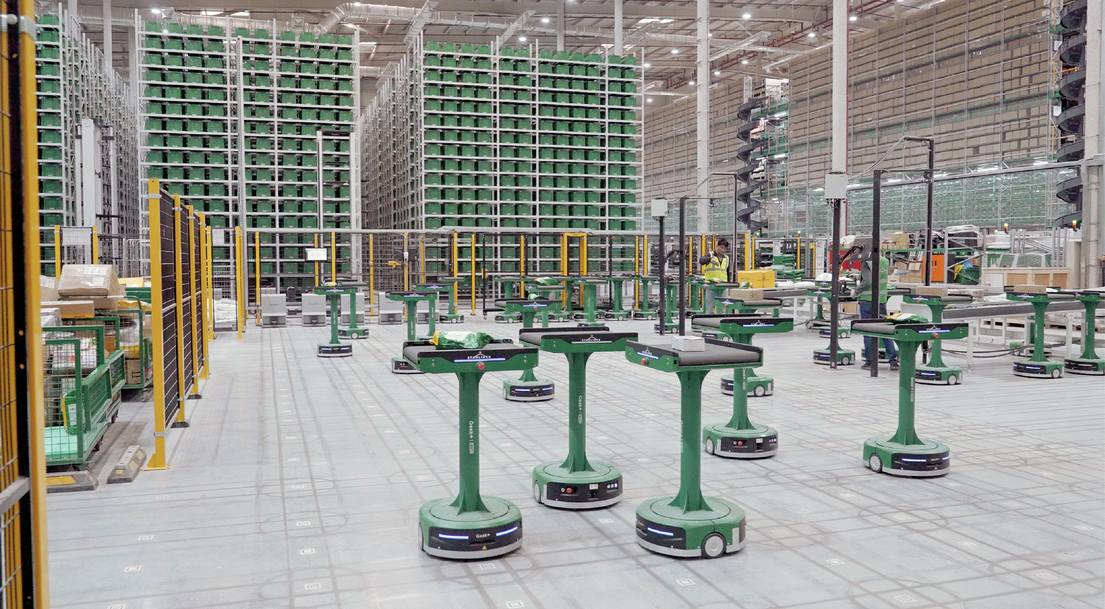 Our flagship warehouse, 254+ autonomous robots deployed in live operations 