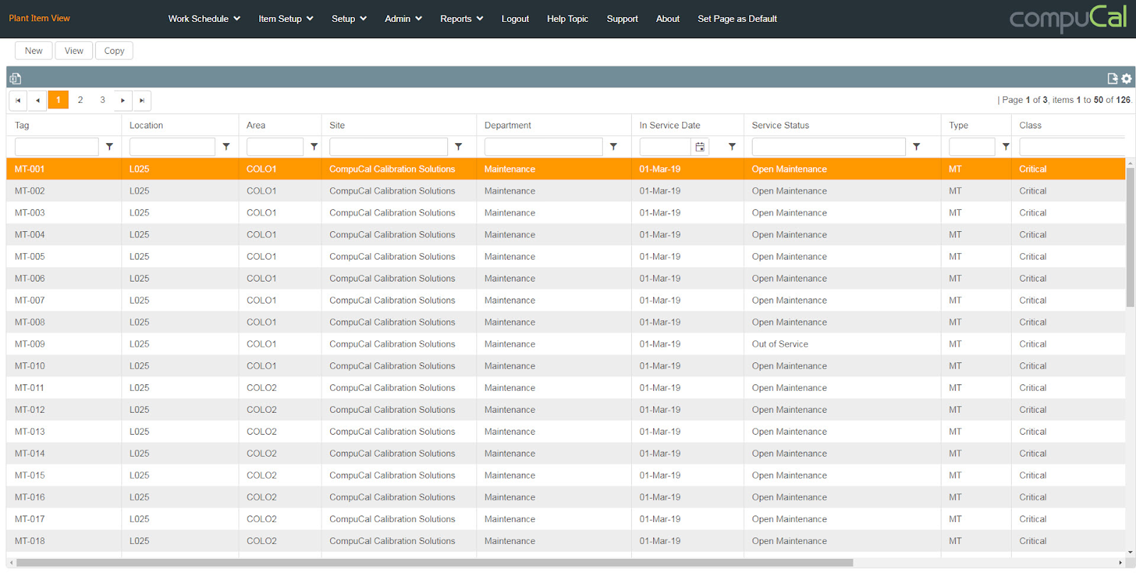 CompuCal calibration management software