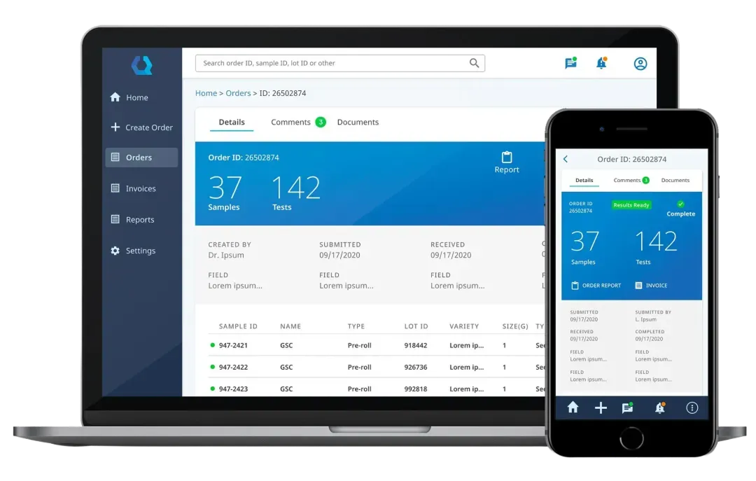 QBench LIMS interface