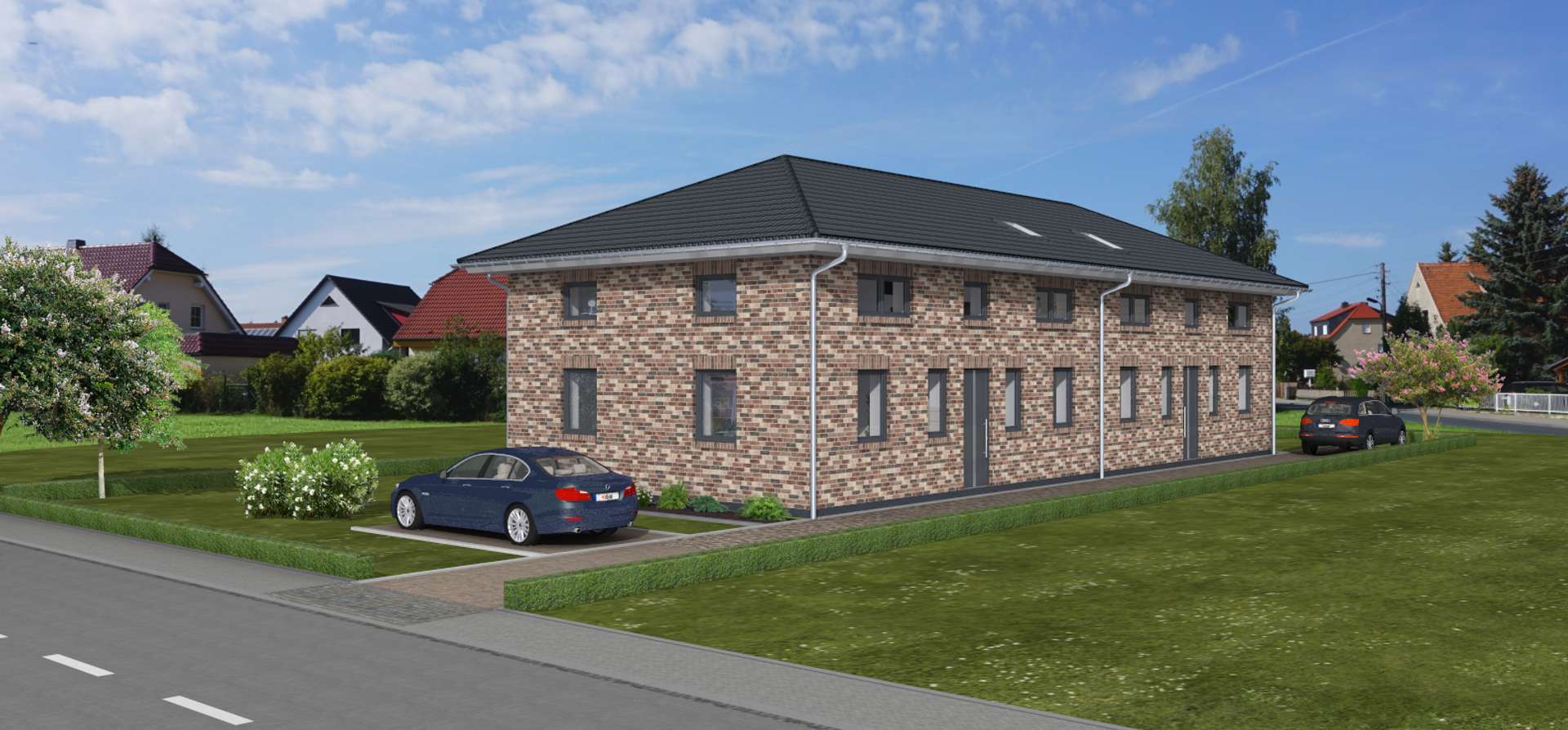 IHR Eigenheim als Stadtvilla-Doppelhaushälfte in gehobener Ausstattung. BUCHORN-Bau baut für dich!