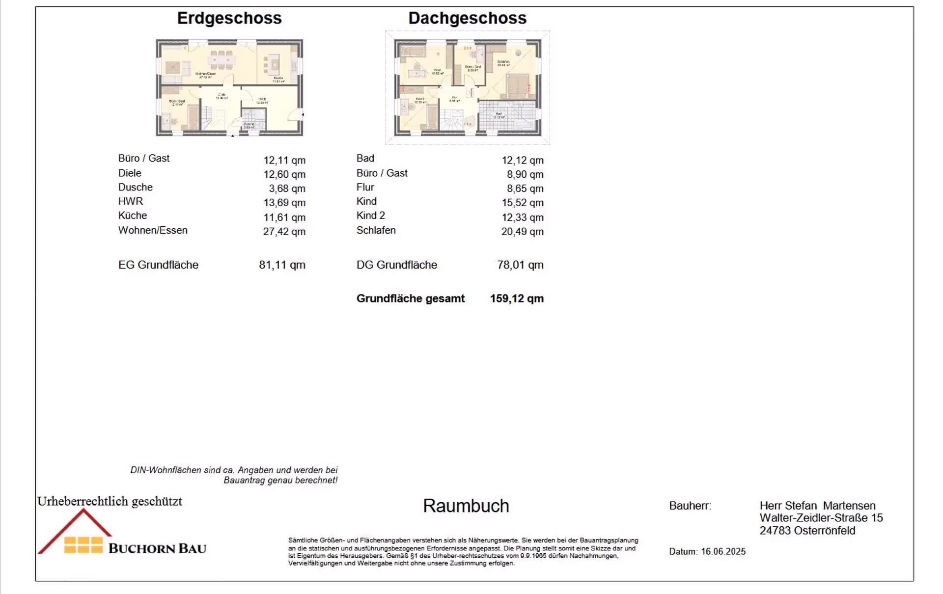 Raumbuch Stadtvilla Hamburg 16