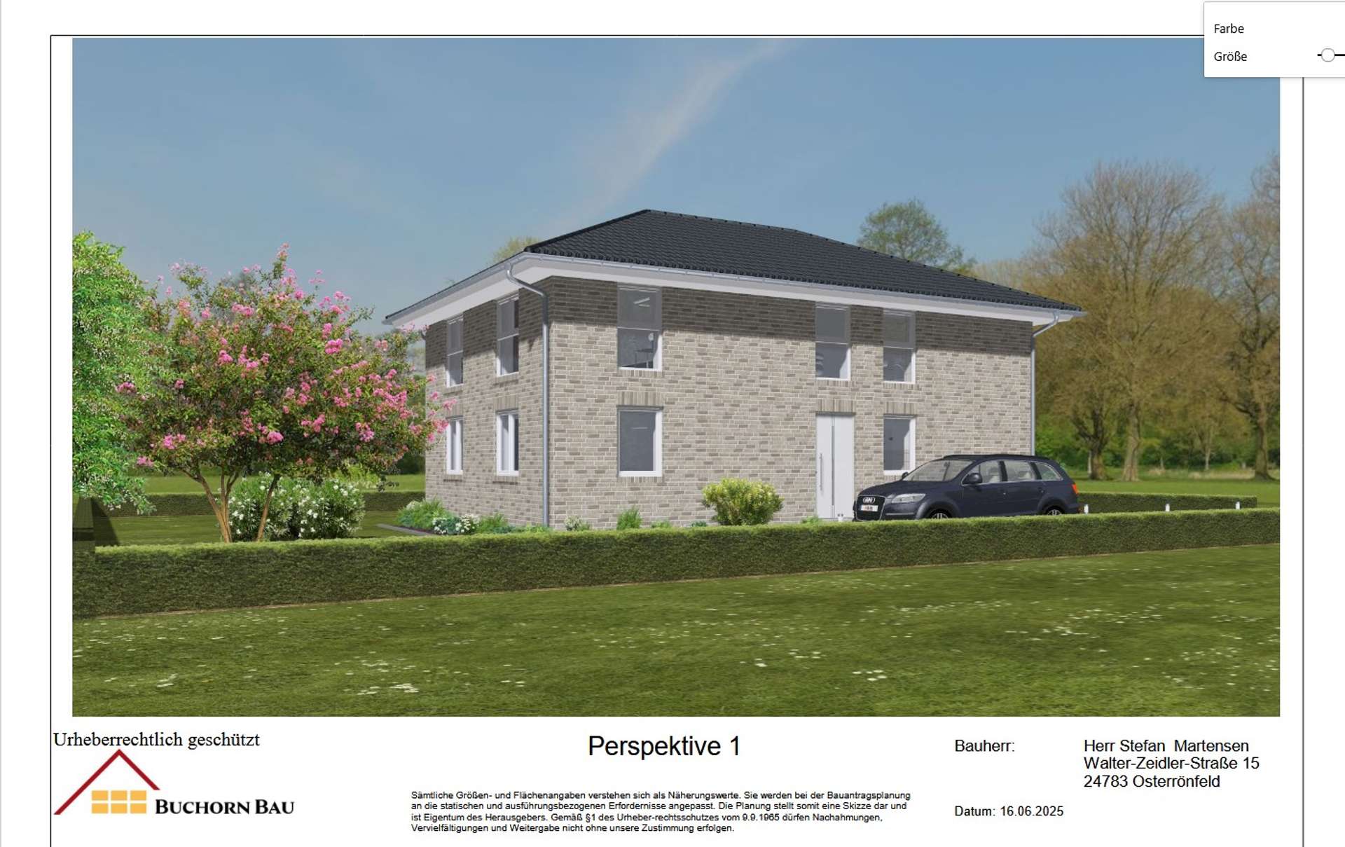 Bauen Sie doch NEU in Poppenbüttel. BUCHORN-Massivhaus biete zwei Bauplätze für eine Stadtvilla!