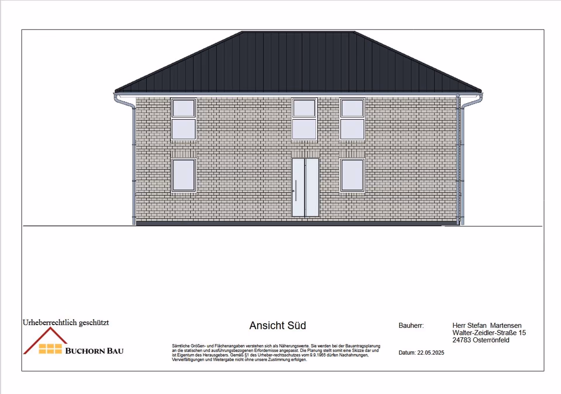 Ansicht 3_Stadtvilla HAMBURG 1