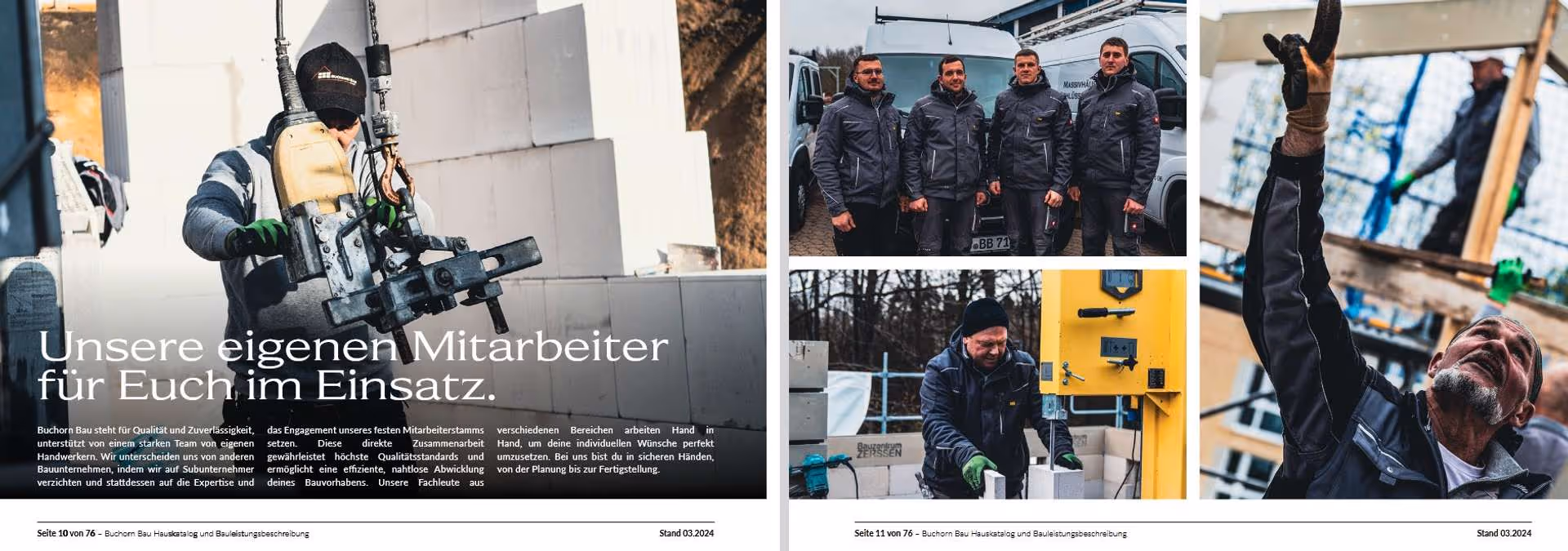 Unsere eigenen Mitarbeiter für