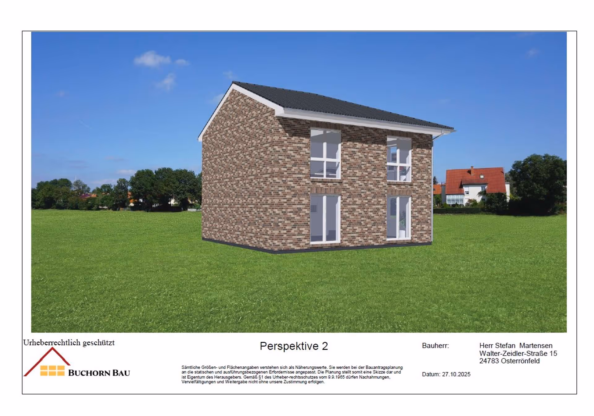 TOP Neubau in Sackgassenlage...BUCHORN-Massivhaus baut Ihre exklusive Doppelhaushälfte/Stadtvilla