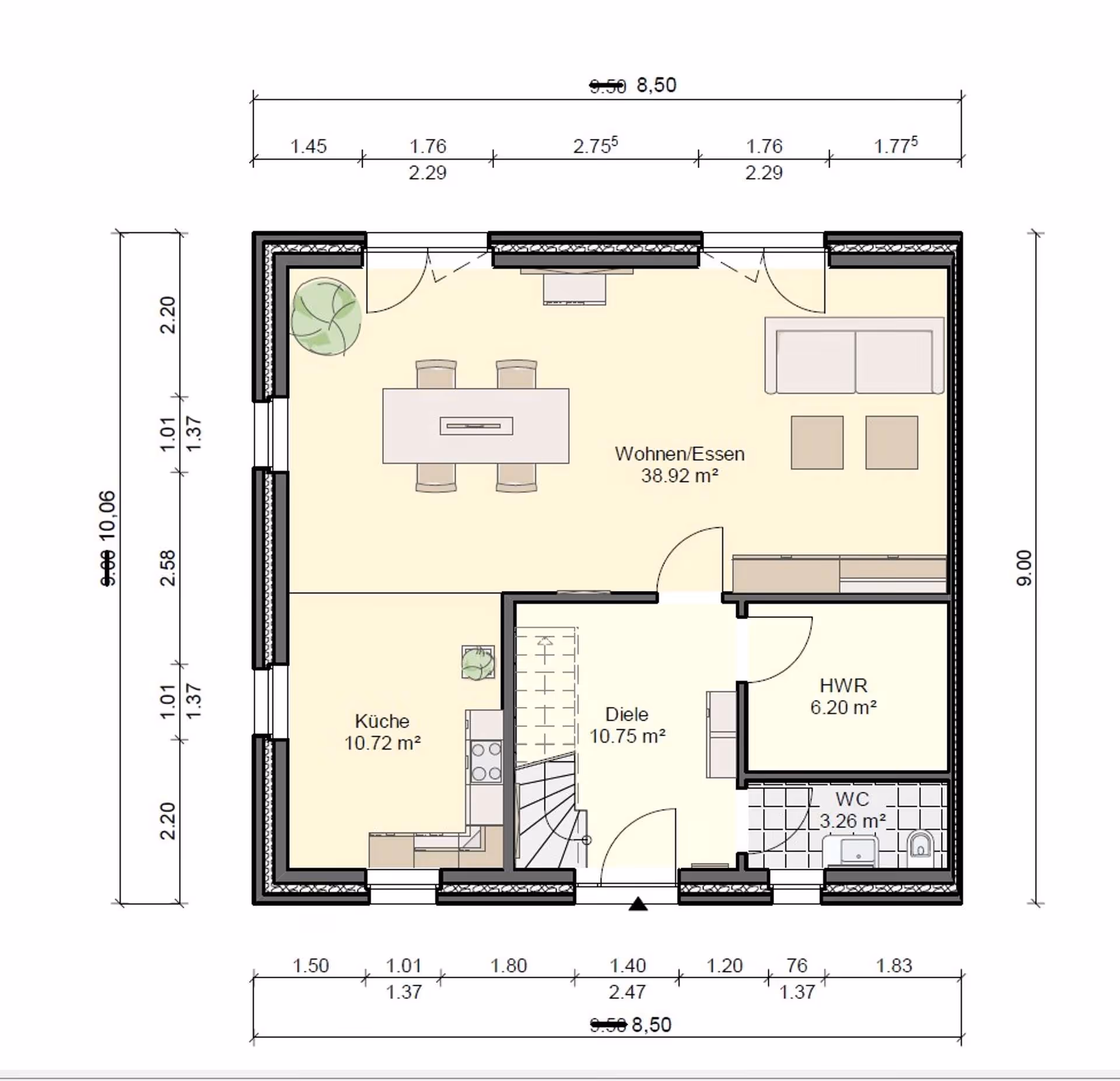 Grundriss EG