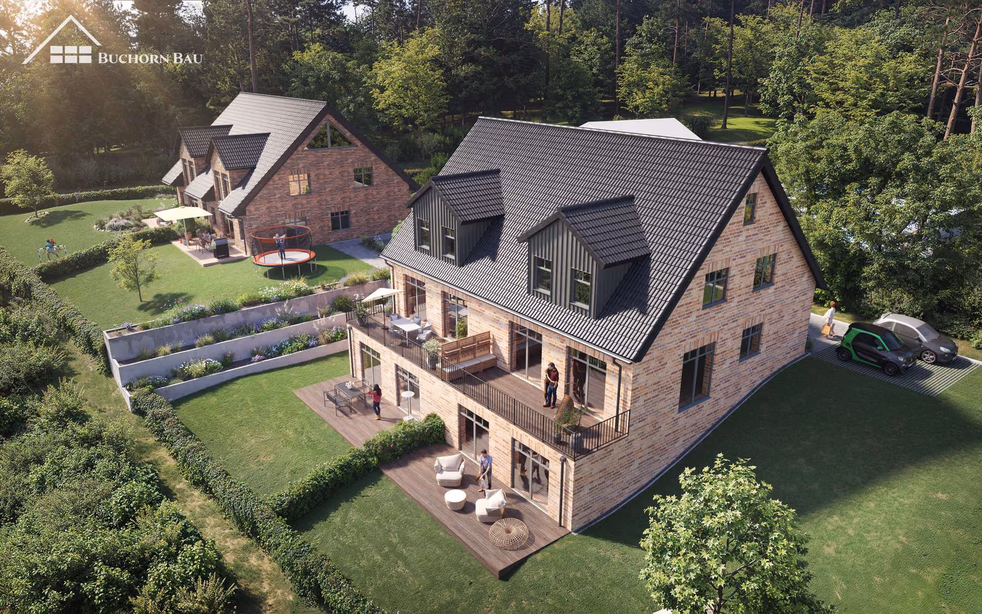Ihre Doppelhaus-Hälfte mit 225 m² Fläche, Süd-West-Hang