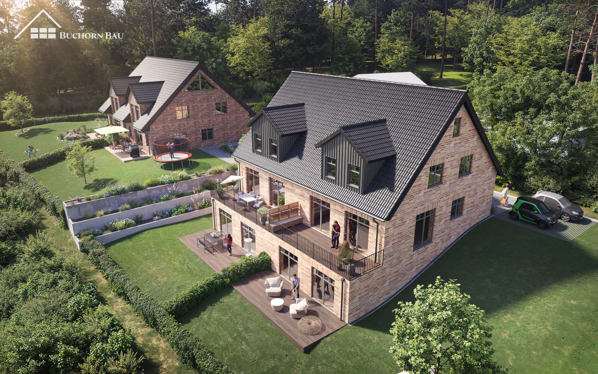 Ihre Doppelhaus-Hälfte mit 225 m² Fläche, Süd-West-Hang