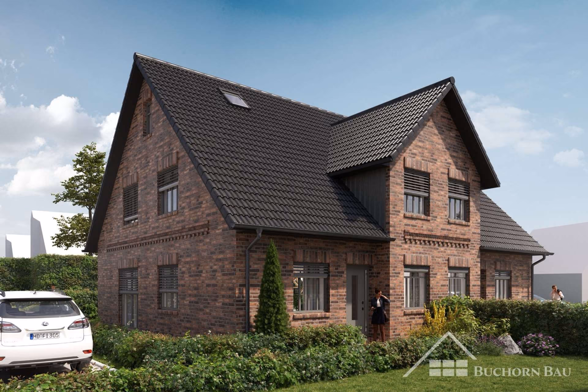 Sehr ansprechende Doppelhaushälfte in Quickborn-Heide, Neubau-Projekt