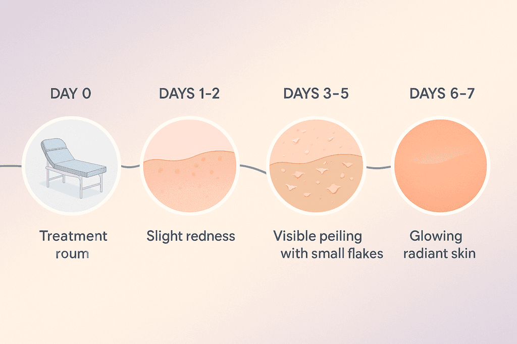 What Happens During and After Your Peel