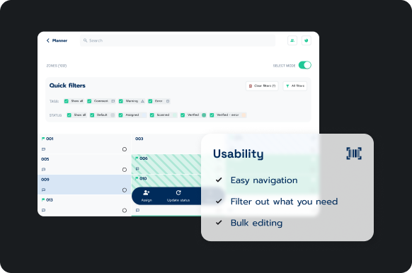 Simple interface - mockup