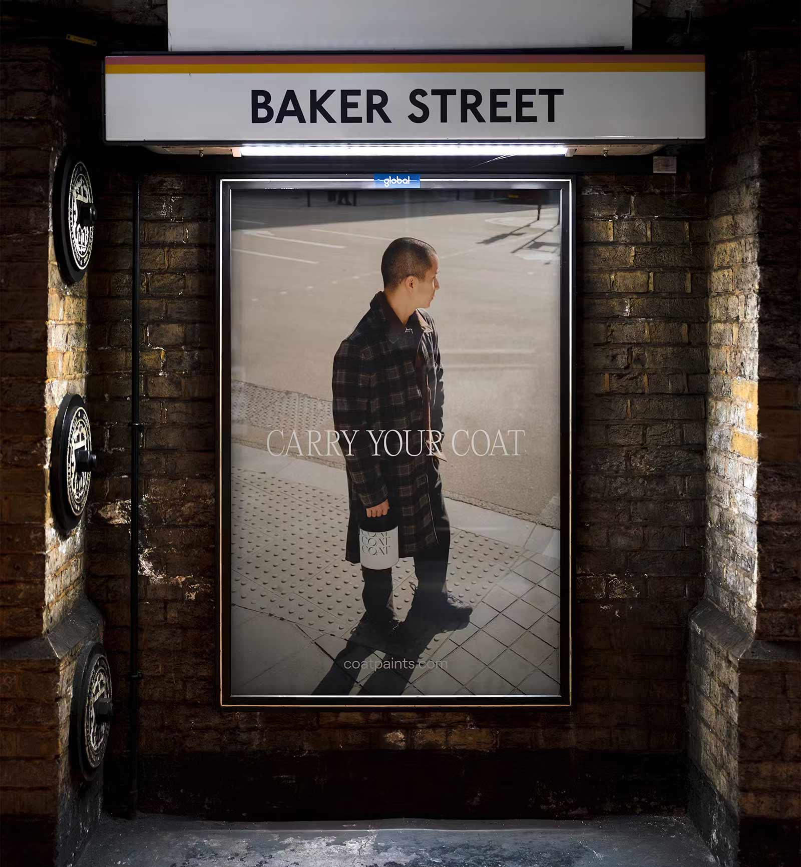 Ad of the Day: Coat paint tins become ultimate accessory at London Fashion Week