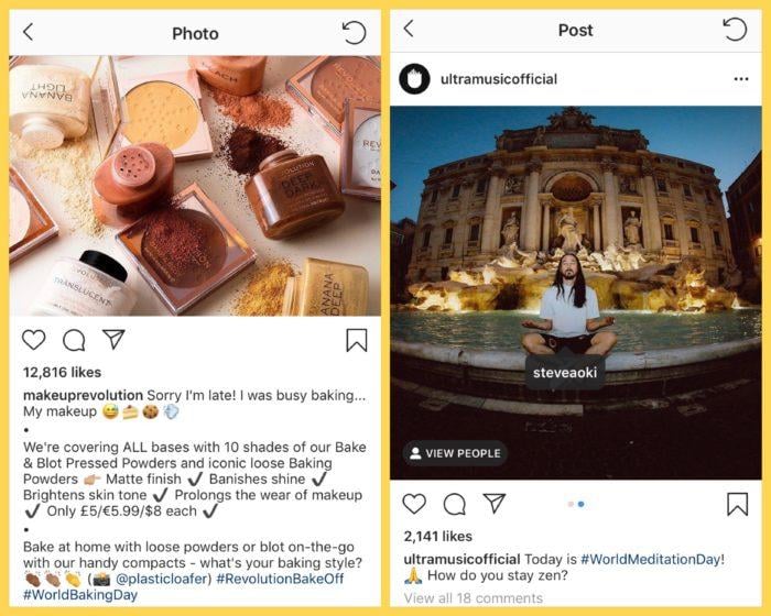 social media holiday post