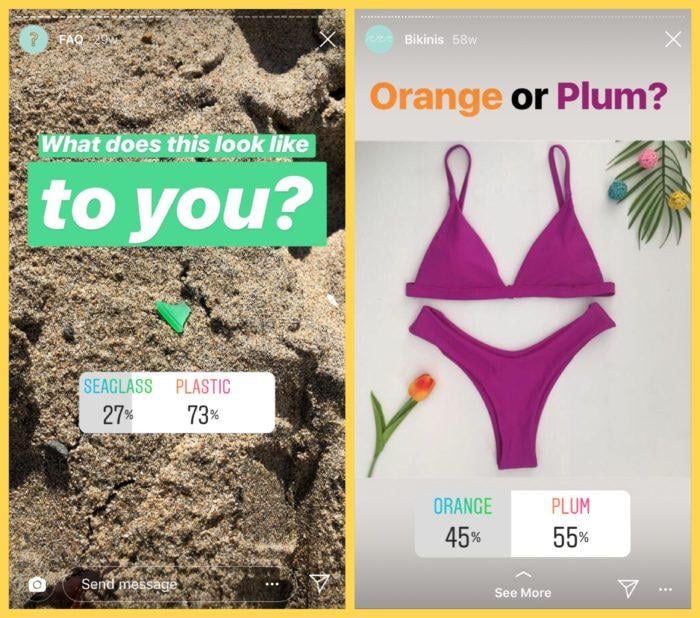 instagram poll stickers