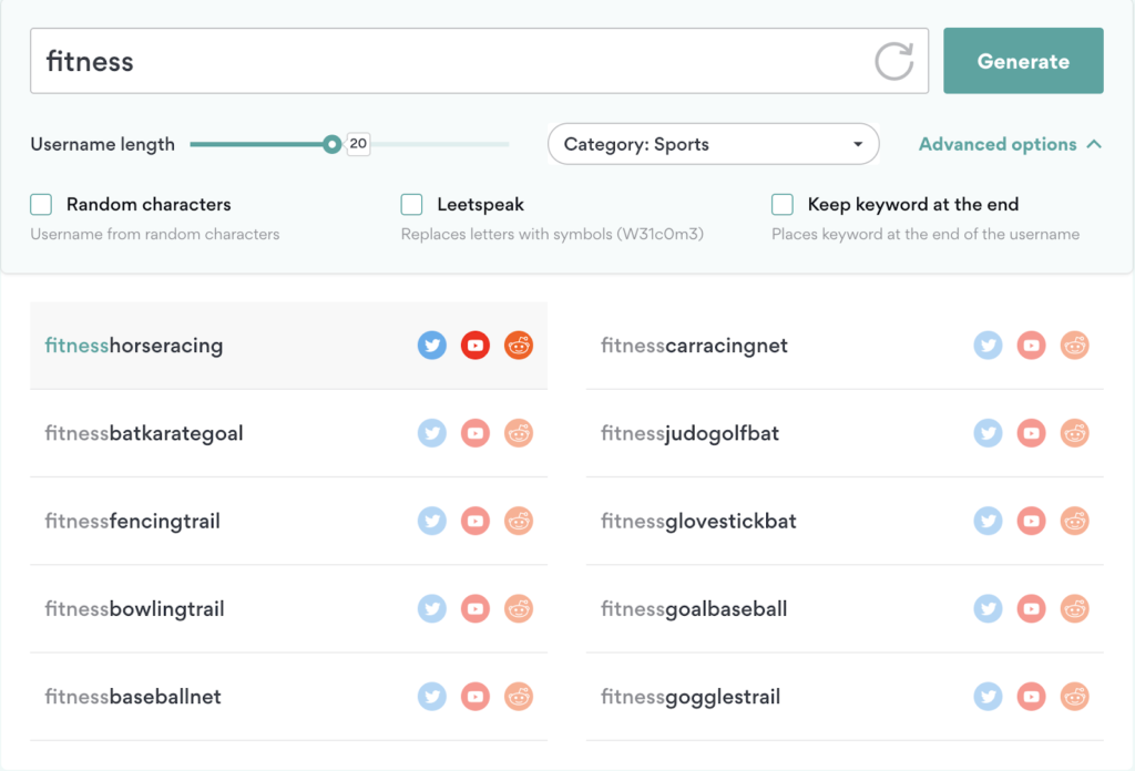NordPass Username Generator