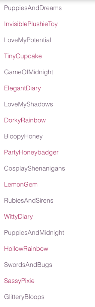 Mookychick Instagram Username Generator