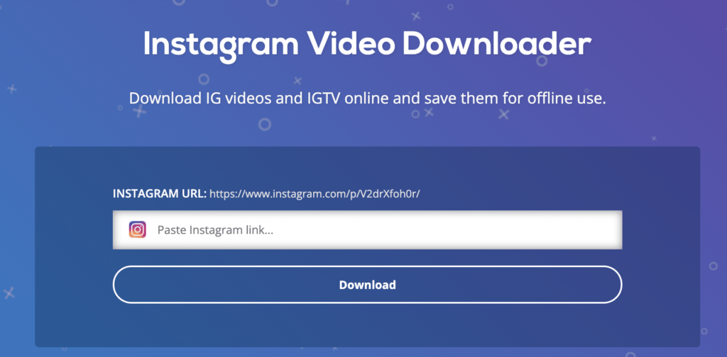 Insta offline downloader