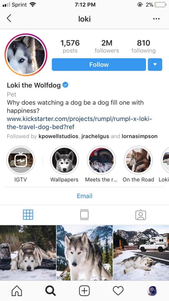 @loki travel account