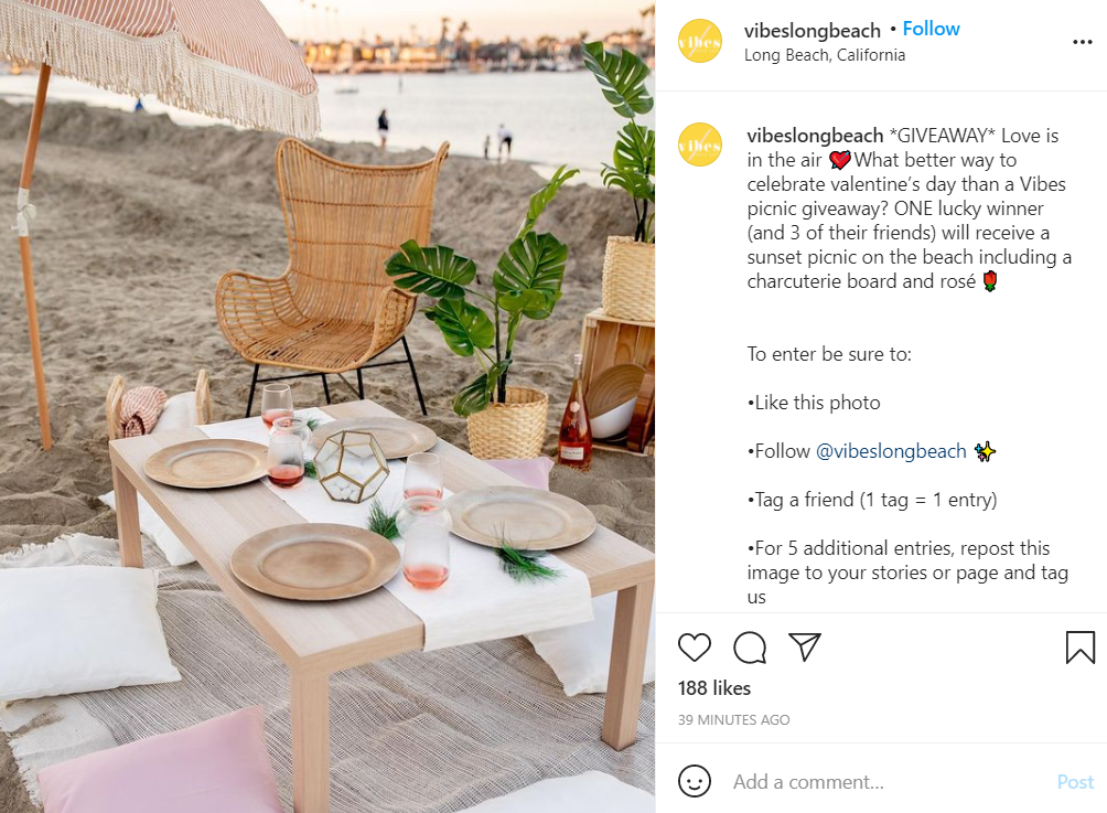 Instagram contest