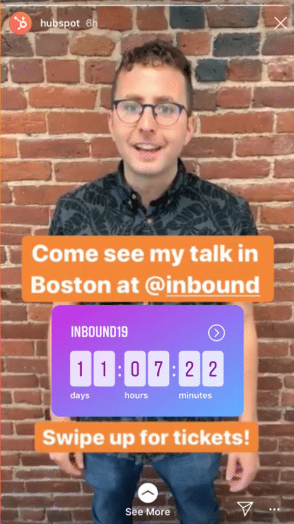 swipe-up feature for instagram 