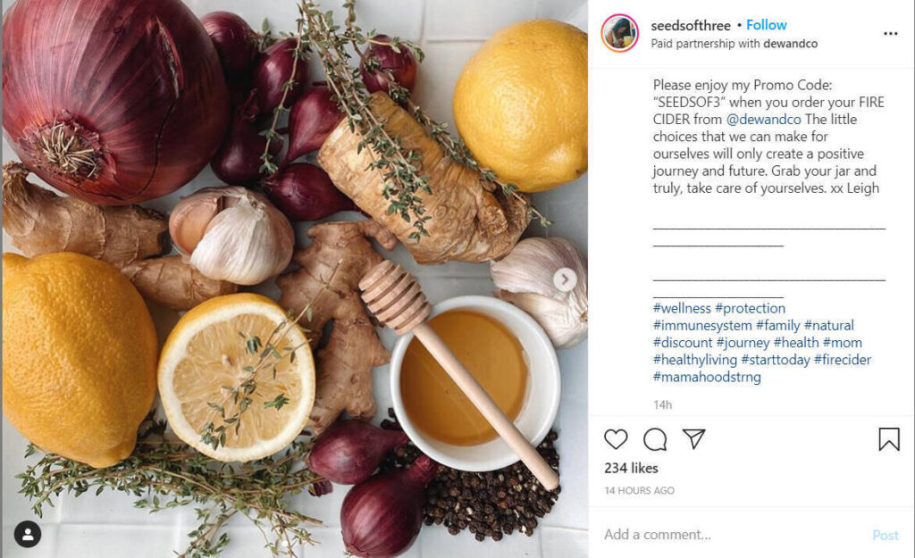 branded content instagram discount codes