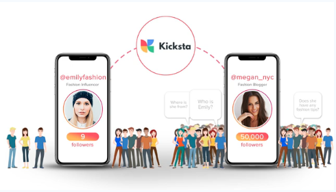 Kicksta liking method screenshot