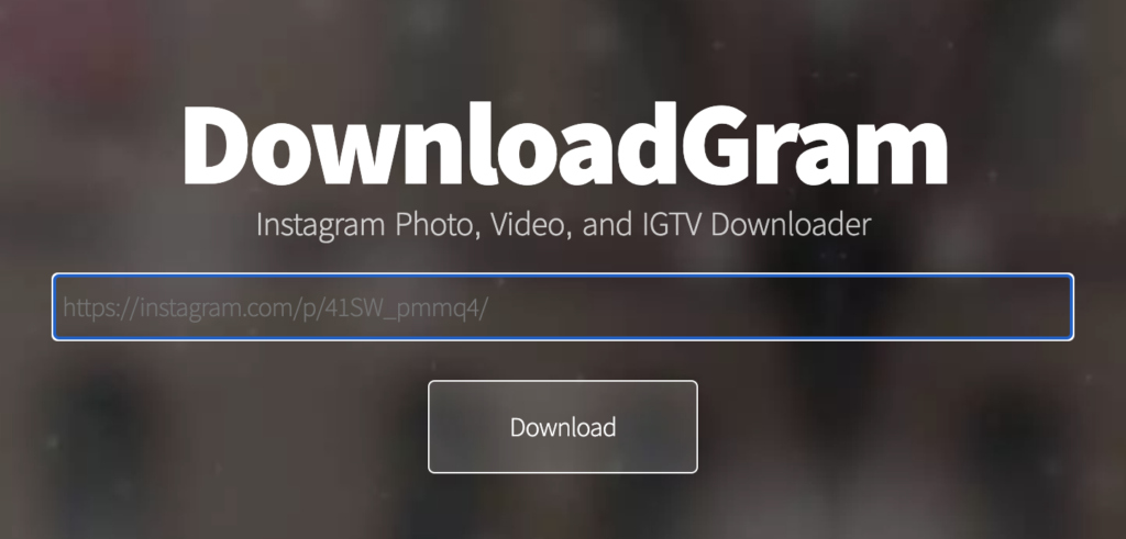 website downloadGram