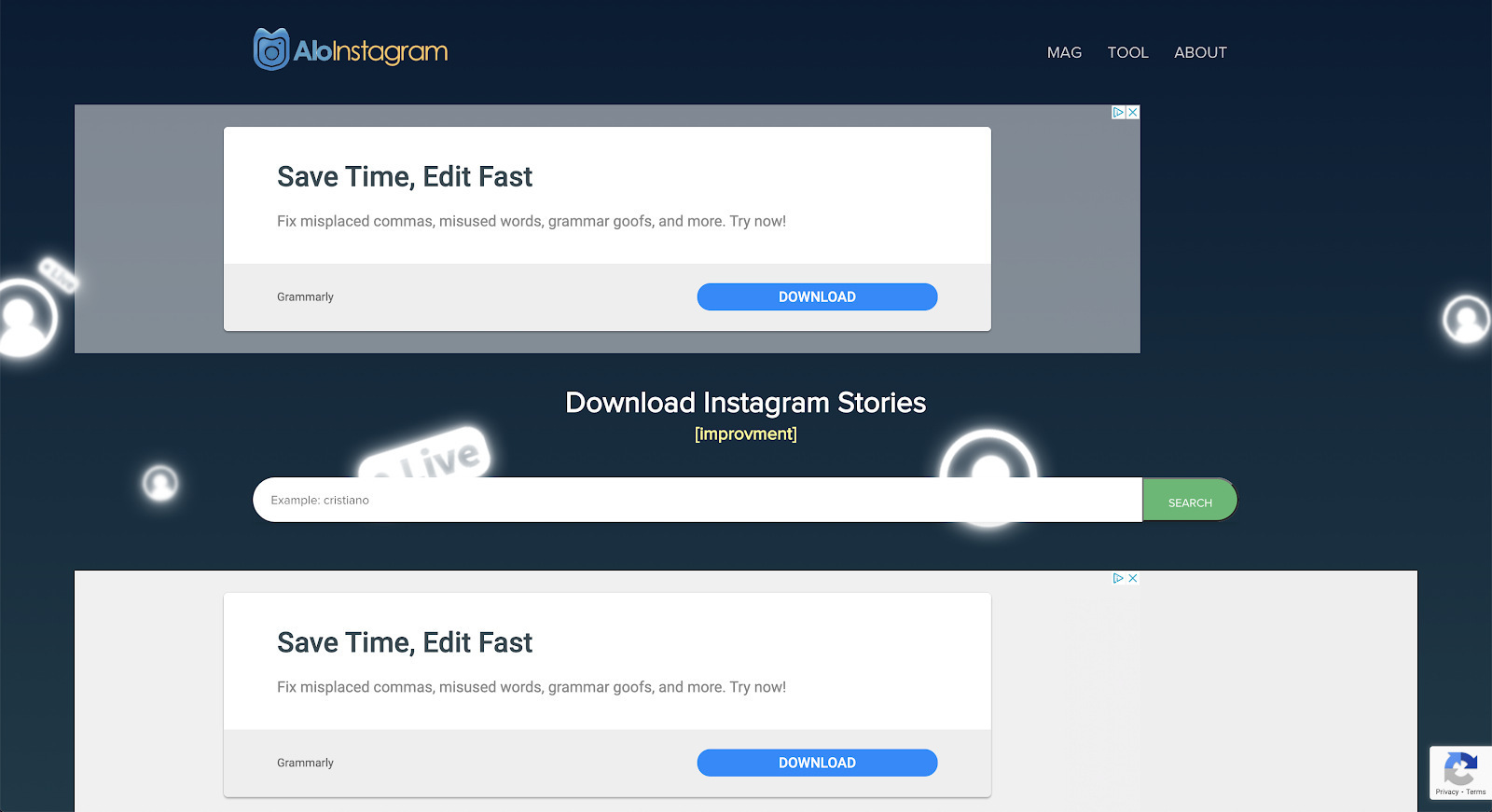 download instagram stories with aloInstagram
