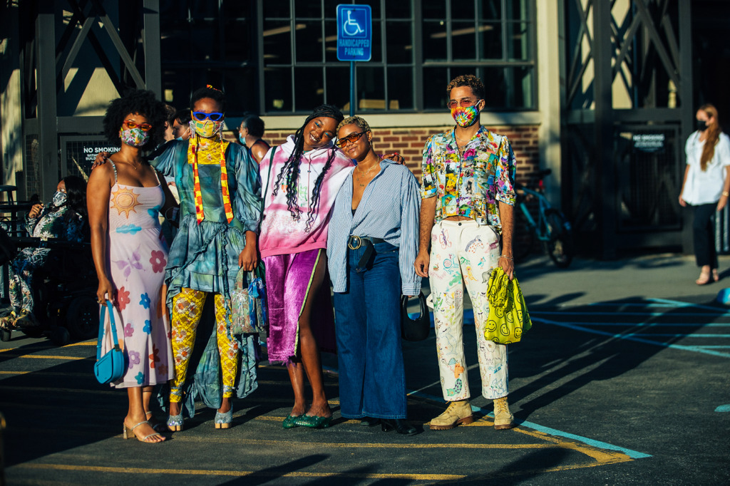 social media influencers representing their fashion style  aesthetics for fashion week in new york