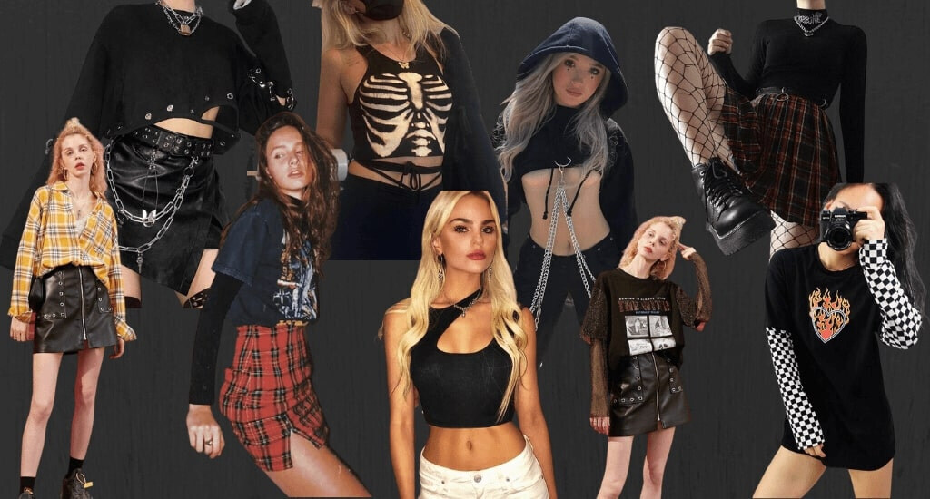 the grunge girl fashion looks. 