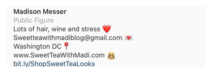 good Instagram bio