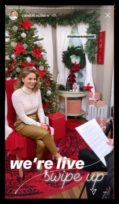 Instagram story link from Candace Cameron