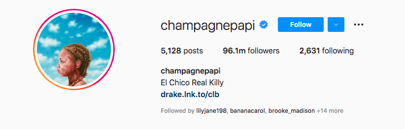 Drake Instagram name