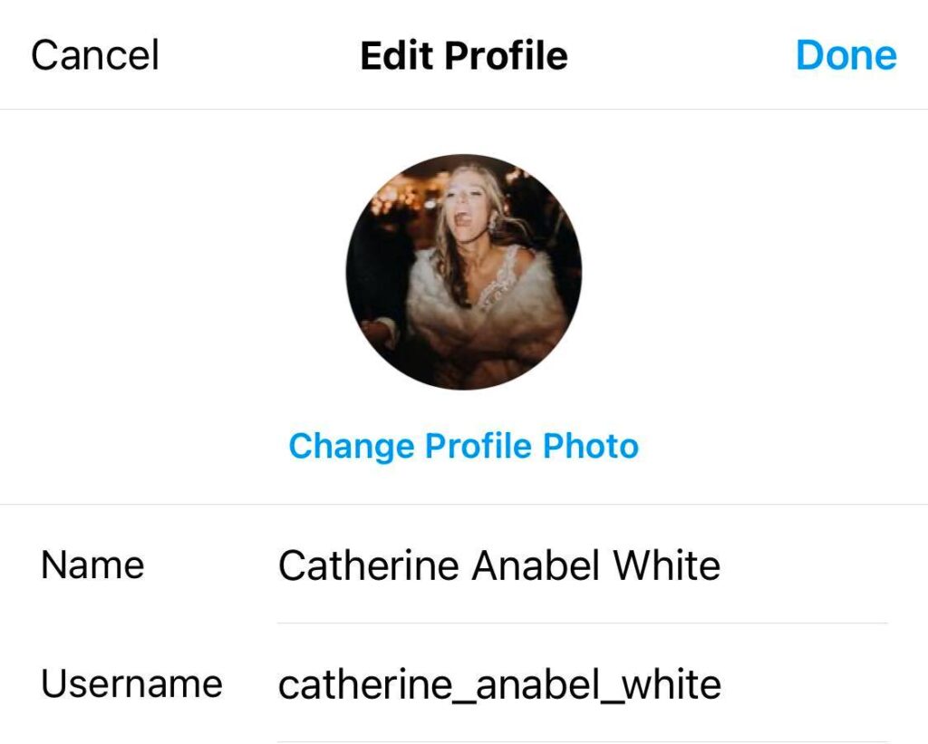 how to change your instagram name