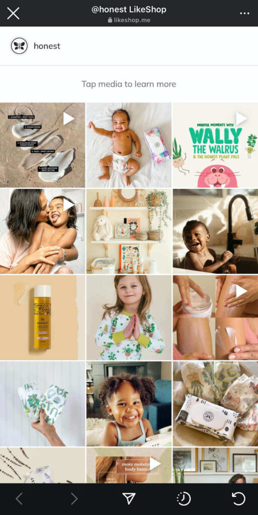honest instagram link-in-bio tool