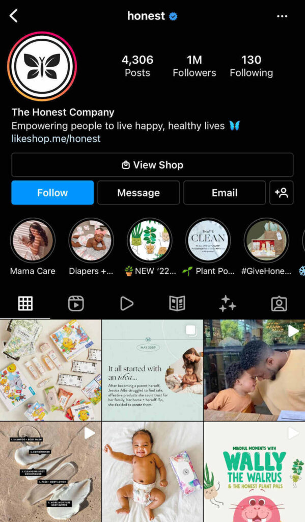 instagram link in bio profile