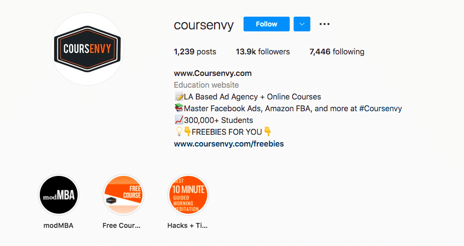 courseenvy link in bio