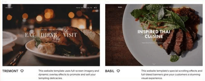 aesthetic templates for squarespace e-commerce