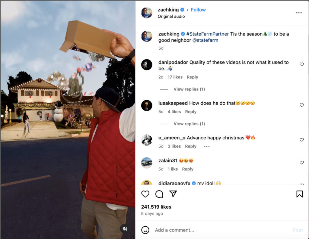 Zachking- instagram content 