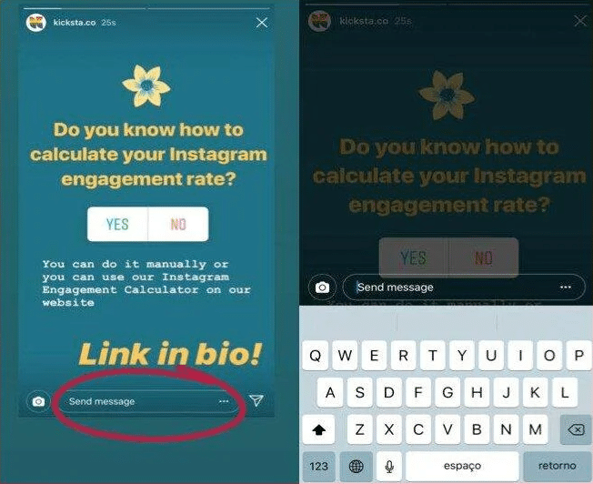 sending direct instagram message