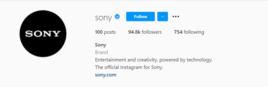 instagram handle name same as business name