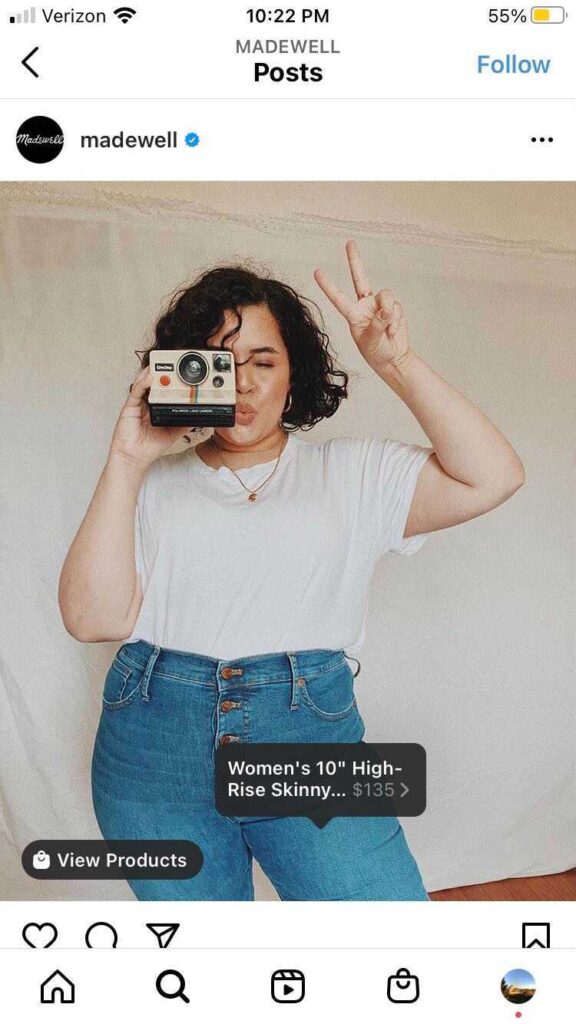 using an instagram for business account