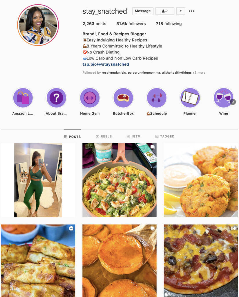 example of consistently posting content on Instagram