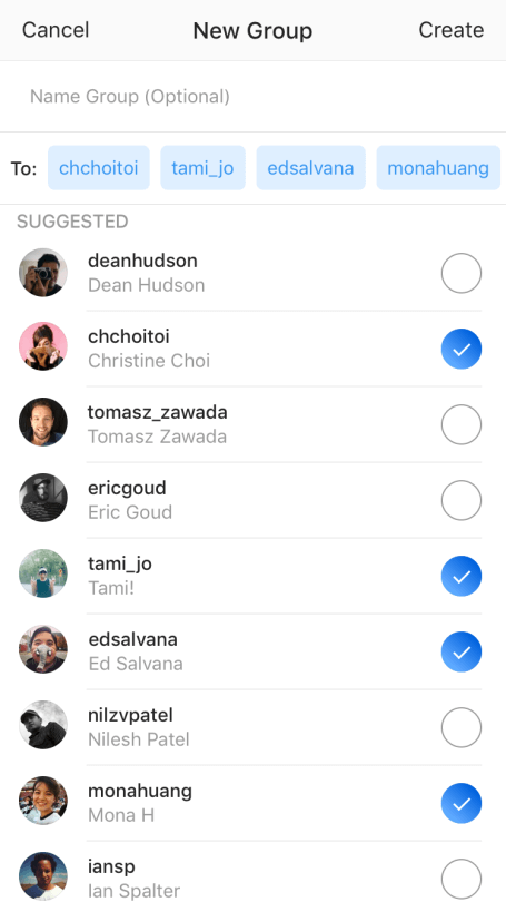 disappearing DMs on instagram screenshot