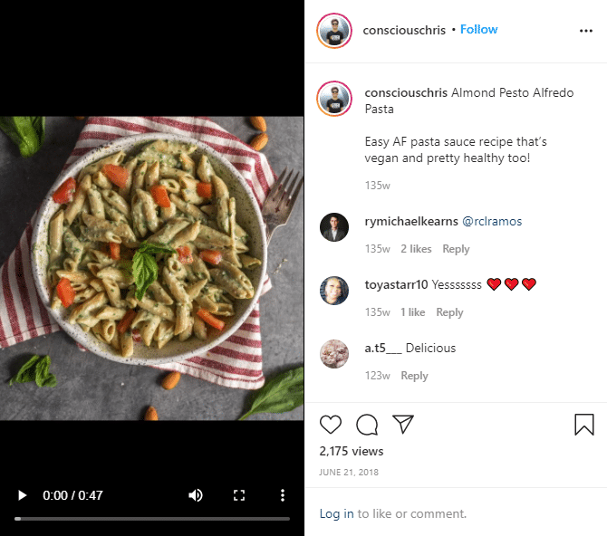 consciouschris food post