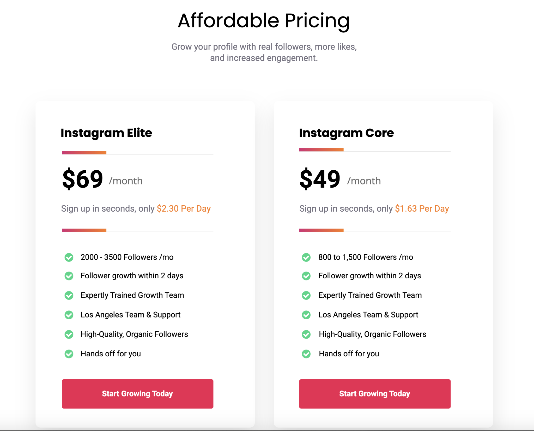Path Social pricing